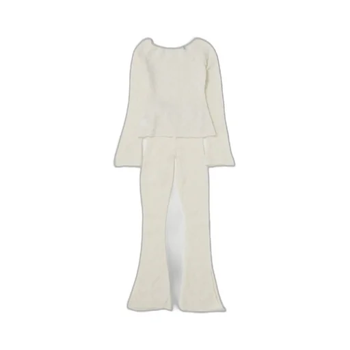 Christina Seewald Lace Stitch Flared Pants