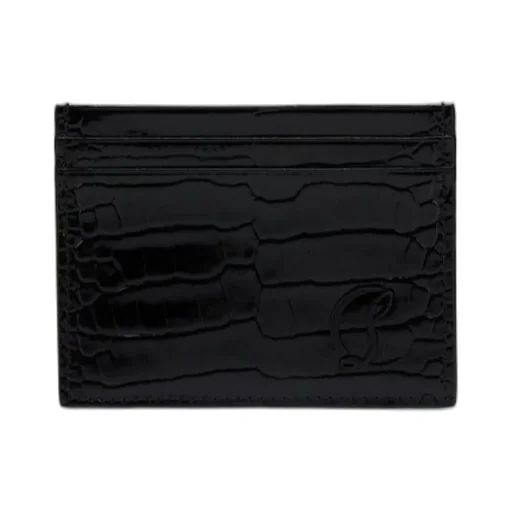 Christian Louboutin Embossed Logo Plaque Wallet