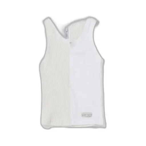 Christina Seewald Asymmetric Ribbed Vest