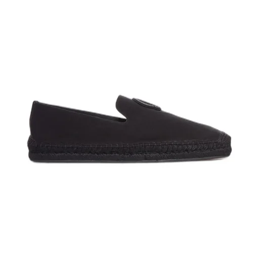 Christian Louboutin Logo Patch Slip-On Espadrilles