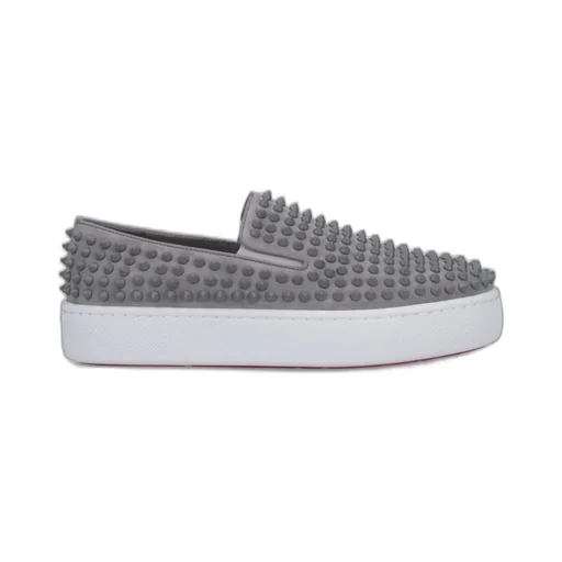 Christian Louboutin Stud Embellished Slip-On Sneakers