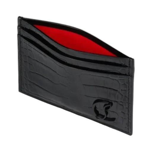 Christian Louboutin Embossed Logo Plaque Wallet
