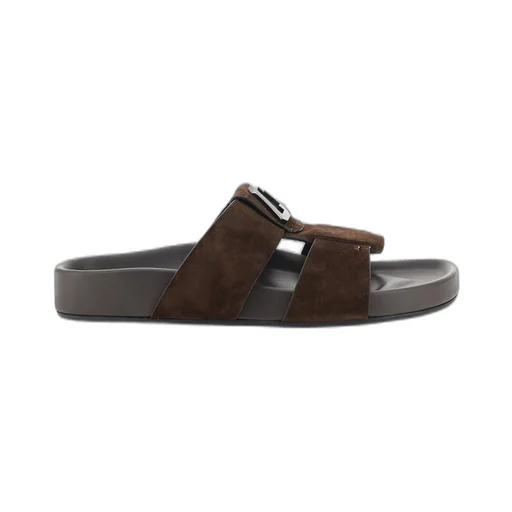 Christian Louboutin Open Toe Slip-On Sandals