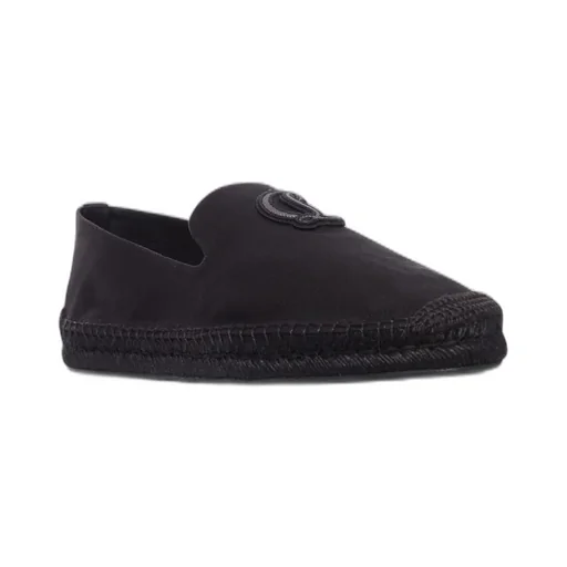 Christian Louboutin Logo Patch Slip-On Espadrilles