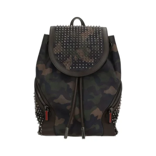 Christian Louboutin Funky Foldover Top Backpack