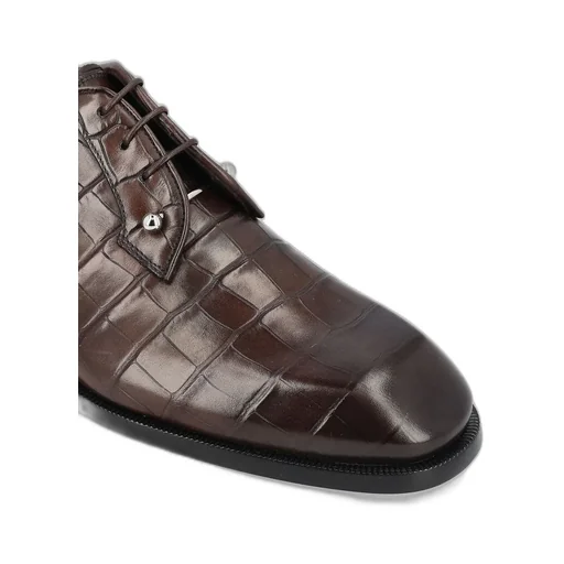 Christian Louboutin Embossed Lace-Up Shoes