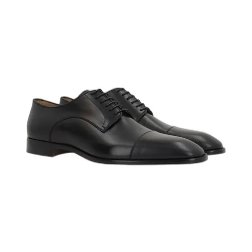 Christian Louboutin Almond Toe Lace-Up Shoes