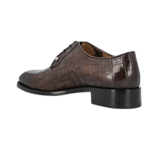 Christian Louboutin Embossed Lace-Up Shoes