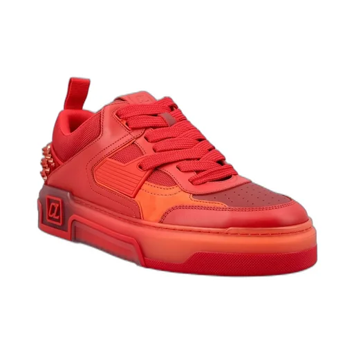 Christian Louboutin Stud Embellished Lace-Up Sneakers