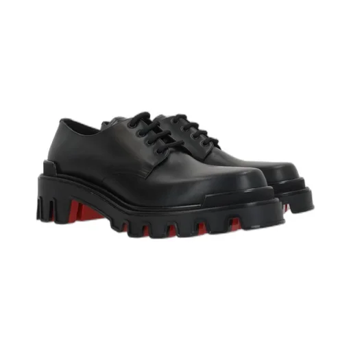 Christian Louboutin Round Toe Lace-Up Shoes