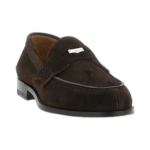 Christian Louboutin Almond Toe Slip-On Penny Loafers