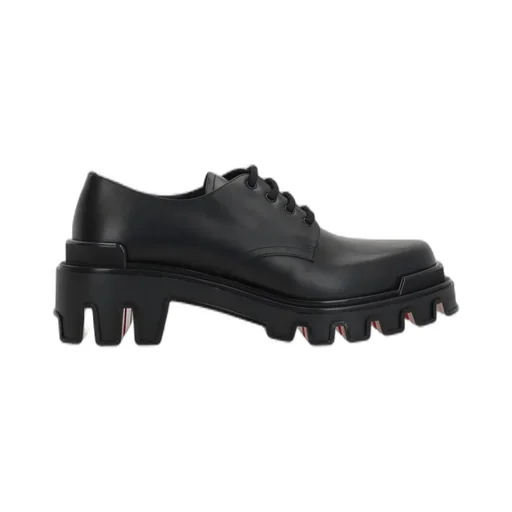 Christian Louboutin Round Toe Lace-Up Shoes