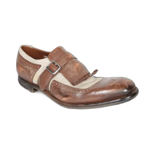 Church's Shanghai Distressed Brogue Monk Shoes