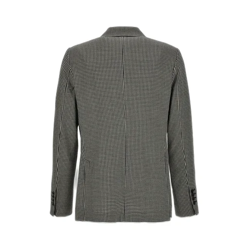 Circolo 1901 Check-Patterned Buttoned Blazer