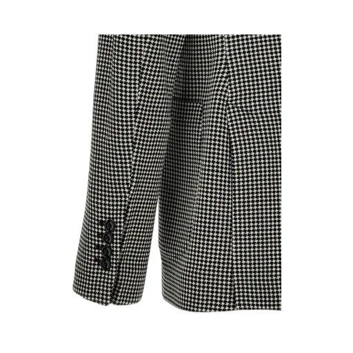 Circolo 1901 Check-Patterned Buttoned Blazer