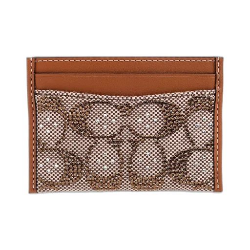 Coach Signature Jacquard Essential Card Case