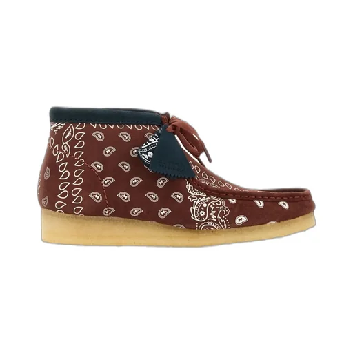 Clarks Paisley Printed Wallabee Boots