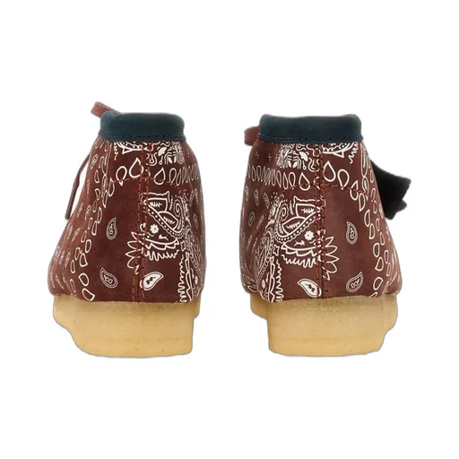 Clarks Paisley Printed Wallabee Boots