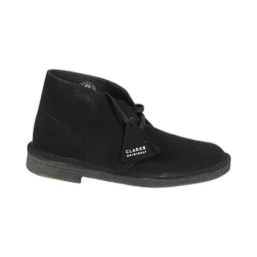 Clarks Almond Toe Lace-Up Shoes