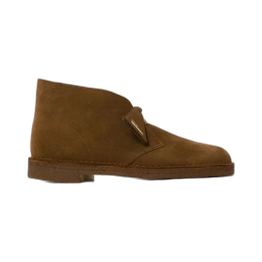 Clarks Round Toe Lace-Up Desert Boots