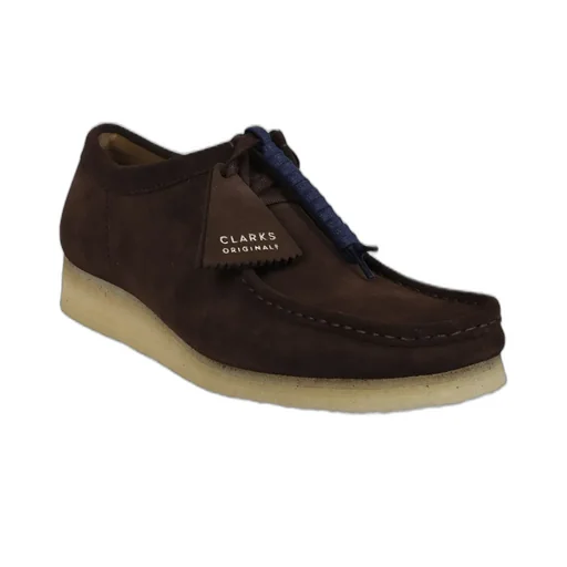 Clarks Square Toe Lace-Up Shoes