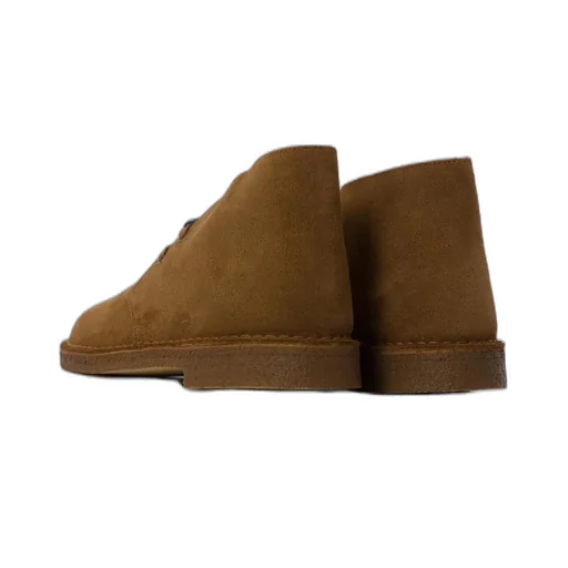 Clarks Round Toe Lace-Up Desert Boots