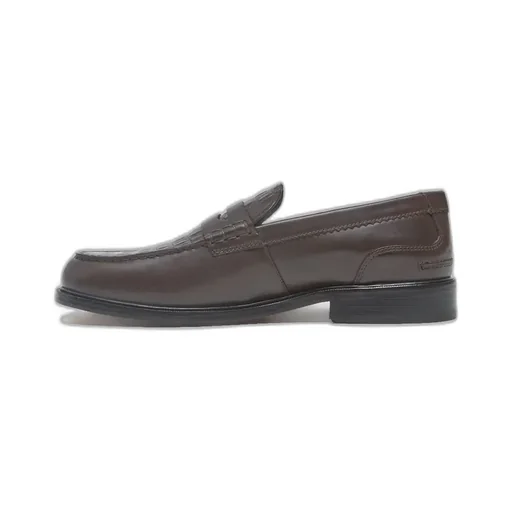 Clarks Craft James Croc-Effect Loafers