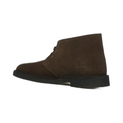 Clarks Round Toe Lace-Up Ankle Boots