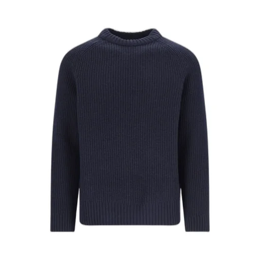 Closed Ribbed Knit Jumper