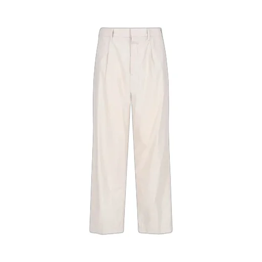 Closed Pleated Wide Leg Pants