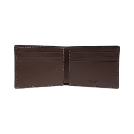Coach Logo Printed Bi-Fold Wallet
