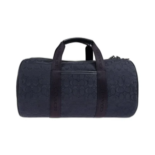 Coach Signature Jacquard Theo Duffle Bag