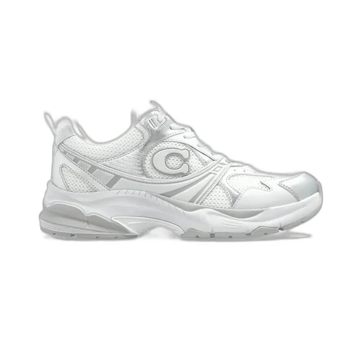 Coach Logo Detailed Mesh Sneakers