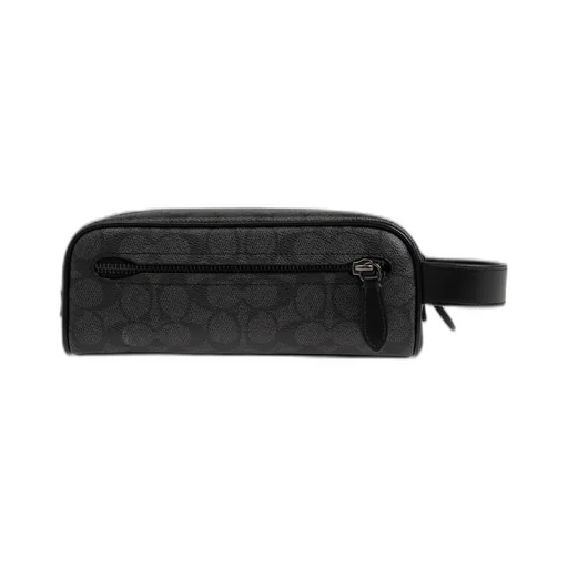 Coach Logo Printed Cosmetic Bag