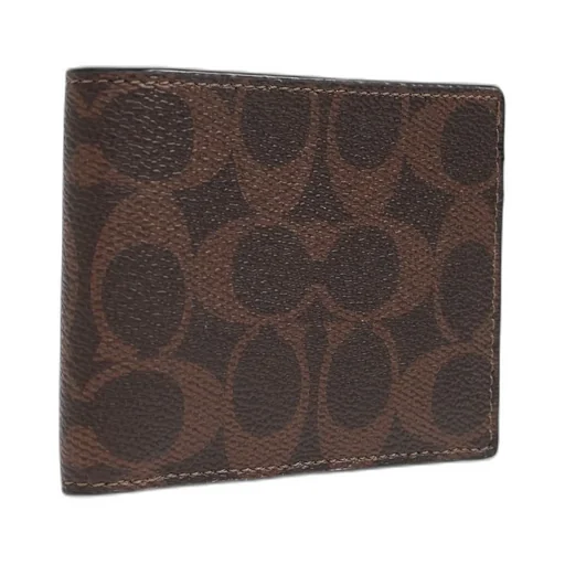 Coach Logo Printed Bi-Fold Wallet
