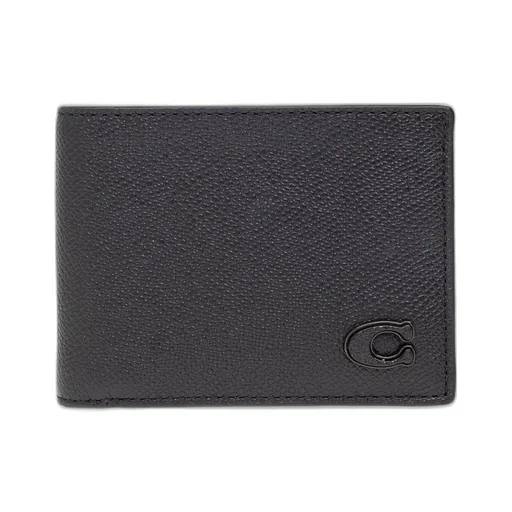Coach Logo Plaque Bifold Wallet