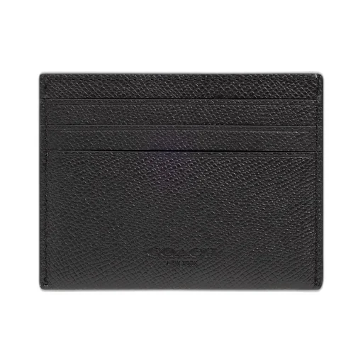 Coach Logo Plaque Card Case