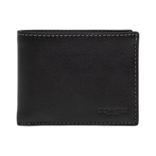 Coach Logo Embossed Slim Billfold Wallet