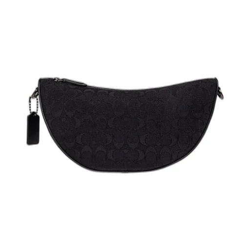 Coach Monogrammed Zipped Shoulder Bag