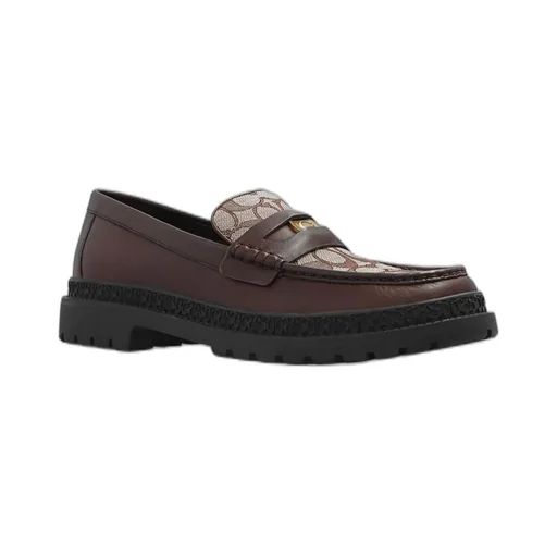 Coach Signature Jacquard Loafers