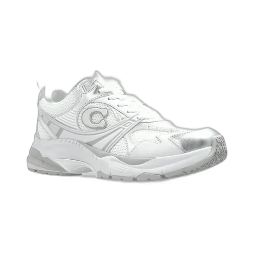 Coach Logo Detailed Mesh Sneakers