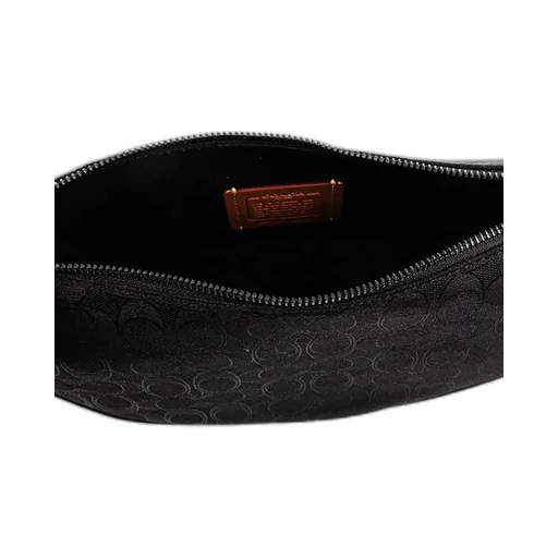 Coach Monogrammed Zipped Shoulder Bag