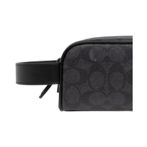 Coach Logo Printed Cosmetic Bag