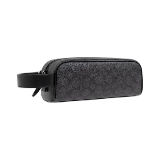 Coach Logo Printed Cosmetic Bag