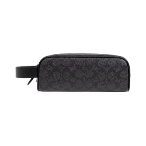 Coach Logo Printed Cosmetic Bag