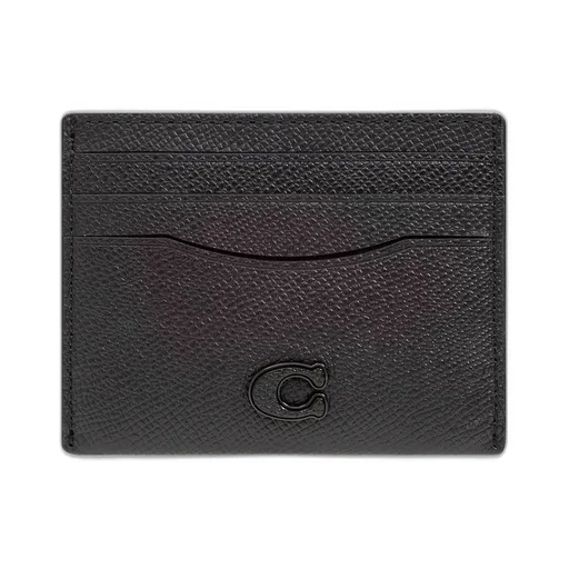Coach Logo Plaque Card Case