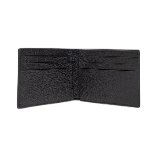 Coach Logo Plaque Bifold Wallet