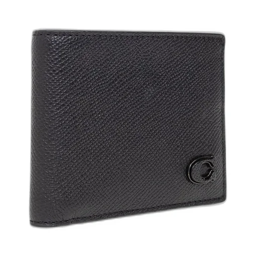 Coach Logo Plaque Bifold Wallet
