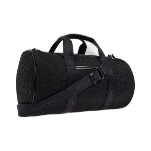 Coach Signature Jacquard Theo Duffle Bag