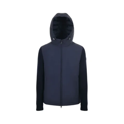 Colmar Originals Hooded Knit-Sleeve Jacket